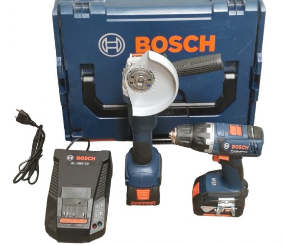 Zestaw Bosch Wkretarka Szlifierka GWX 18V-10 GSR 18V-EC